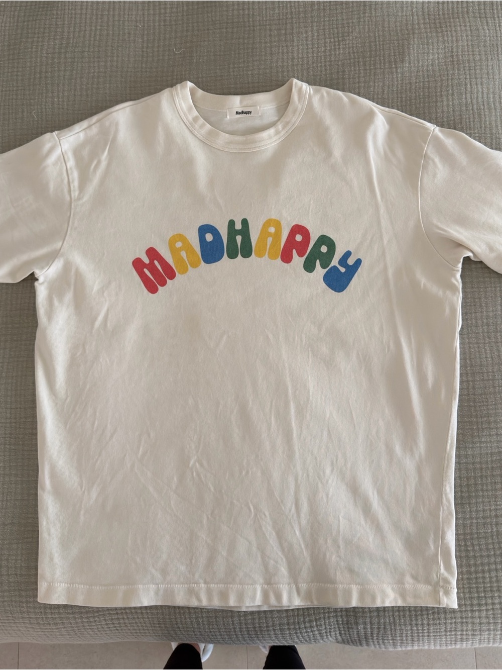 Madhappy T shirt with rainbow logo